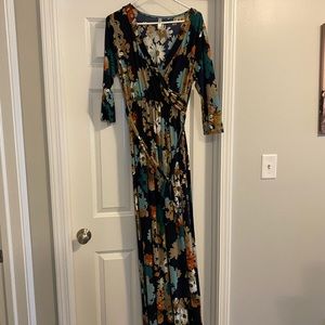 Floral maxi dress size 1x
